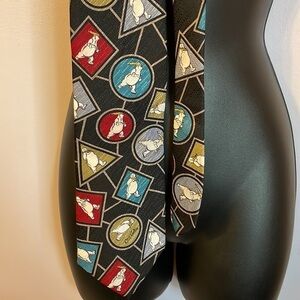 Coca Cola Polar Bear Silk Tie Vintage Novelty Graphic